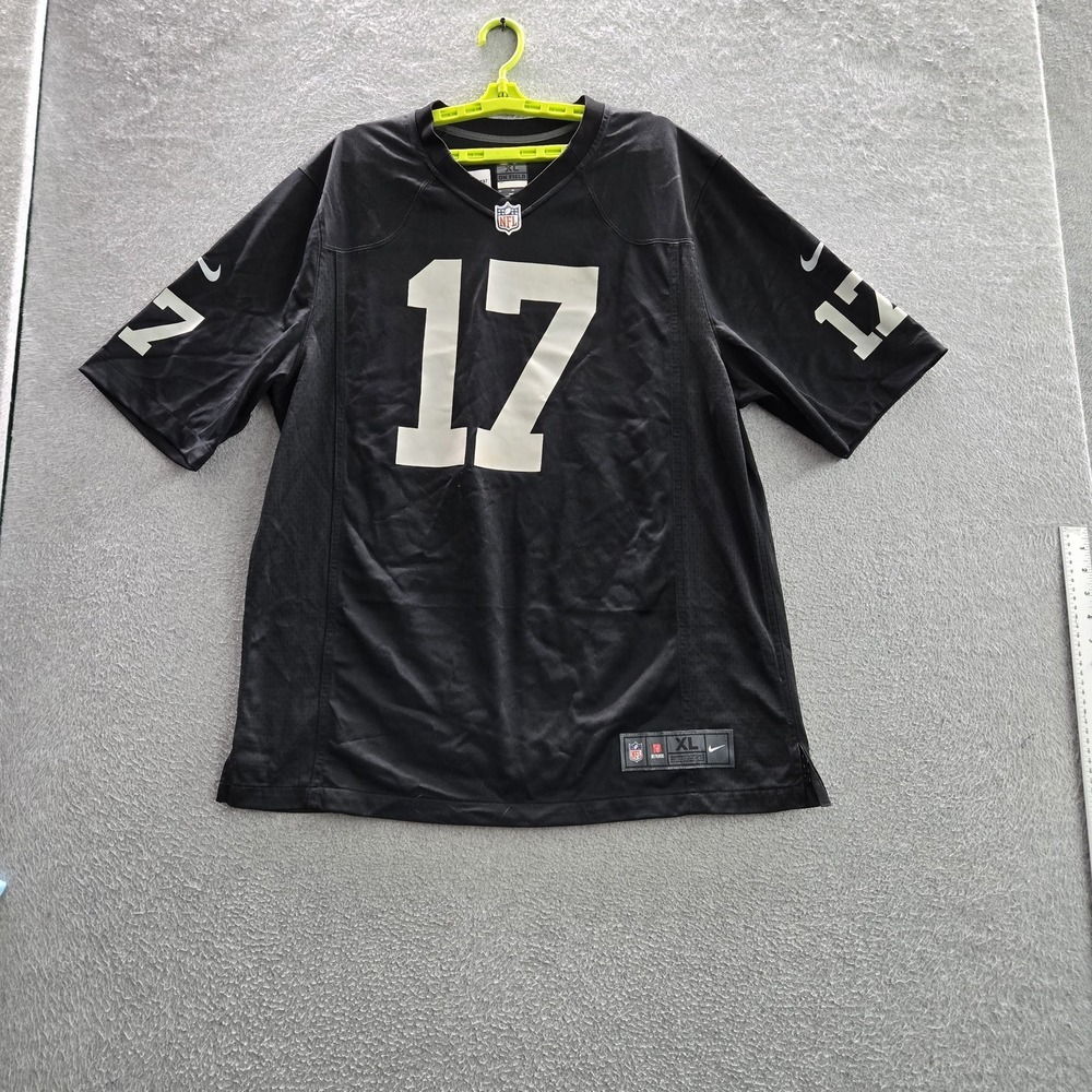 Las Vegas‎ Raiders Men Jersey XL Black Davante Adams #17 Nike Swoosh Logo NFL
